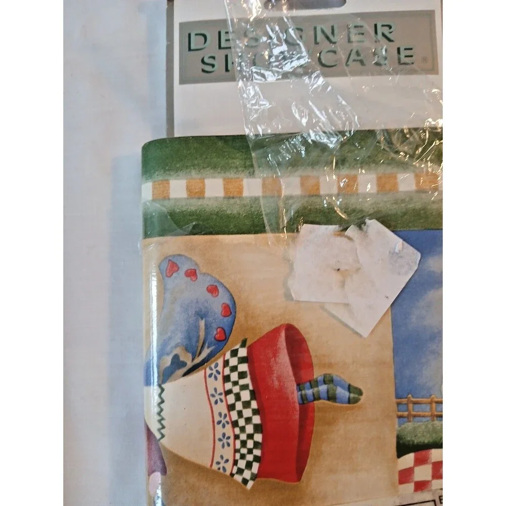 Brewster Wallpaper Border Lot of 4 NOS Patchwork Prepasted Vinyl Washable